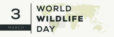 Journée mondiale de la faune sauvage, le 3 mars.