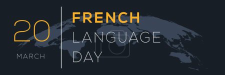 Tag der französischen Sprache am 20. März.