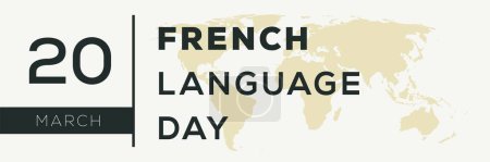 Journée de la langue française, le 20 mars.