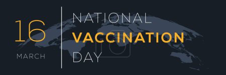 National Vaccination Day, held on 16 March.