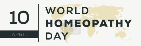 Journée mondiale de l'homéopathie, le 10 avril.