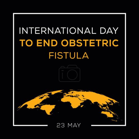 Internationaler Tag zur Beendigung der geburtshilflichen Fistel am 23. Mai.
