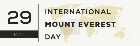 Día Internacional del Monte Everest, celebrado el 29 de mayo.
