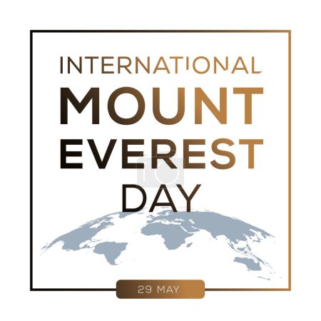 Journée internationale du Mont Everest, le 29 mai.