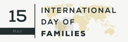 Téléchargez les illustrations : Journée internationale de la famille, tenue le 15 mai. - en licence libre de droit