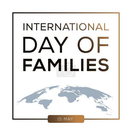 Téléchargez les illustrations : Journée internationale de la famille, tenue le 15 mai. - en licence libre de droit