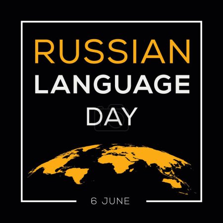 Téléchargez les illustrations : Journée de la langue russe, le 6 juin. - en licence libre de droit