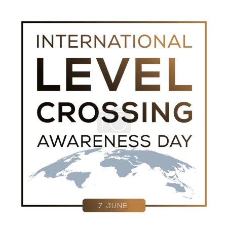 International level crossing awareness day, held on 7 June.