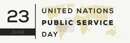 Tag des öffentlichen Dienstes der Vereinten Nationen am 23. Juni.