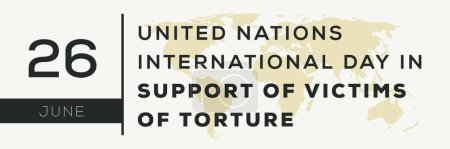 Journée internationale des Nations Unies pour le soutien aux victimes de la torture, tenue le 26 juin.