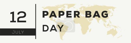 Día de la bolsa de papel, celebrado el 12 de julio.