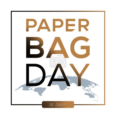 Día de la bolsa de papel, celebrado el 12 de julio.