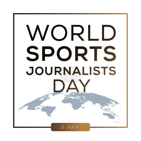 Welttag der Sportjournalisten am 2. Juli.