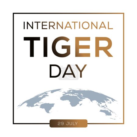 International Tiger Day, held on 29 July.