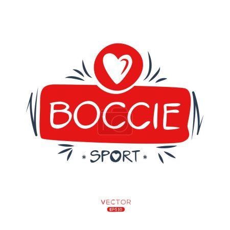 Boccie Sport sticker Design.
