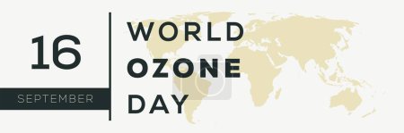 World Ozone day, held on 16 September.