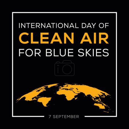 Internationaler Tag der sauberen Luft für den blauen Himmel am 7. September.