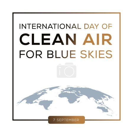 Internationaler Tag der sauberen Luft für den blauen Himmel am 7. September.