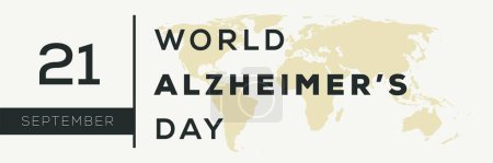 Journée mondiale de la maladie d'Alzheimer, le 21 septembre.