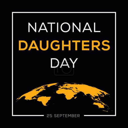 Nationaler Tag der Töchter am 25. September.