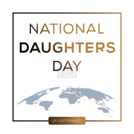 Nationaler Tag der Töchter am 25. September.