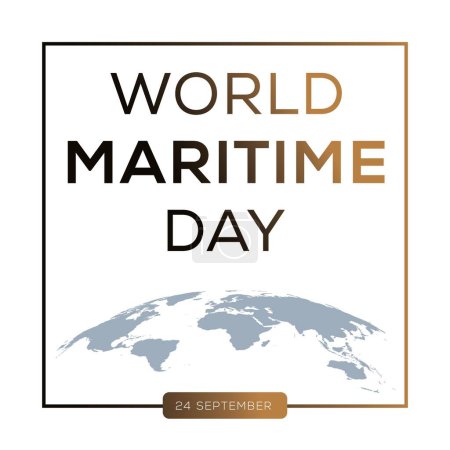 Journée maritime mondiale, tenue le 24 septembre.