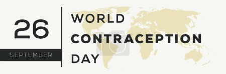 Journée mondiale de la contraception, le 26 septembre.