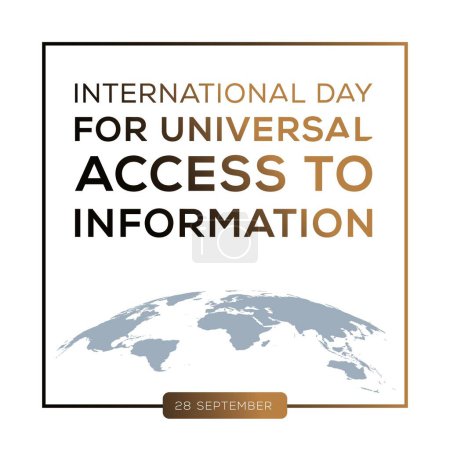 Día Internacional del Acceso Universal a la Información, celebrado el 28 de septiembre.