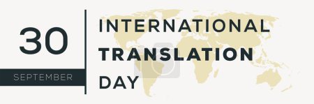 Día Internacional de la Traducción, celebrado el 30 de septiembre.