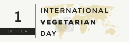 Día Mundial del Vegetariano, celebrado el 1 de octubre.