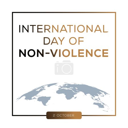 Téléchargez les illustrations : Journée internationale de la non-violence, tenue le 2 octobre. - en licence libre de droit
