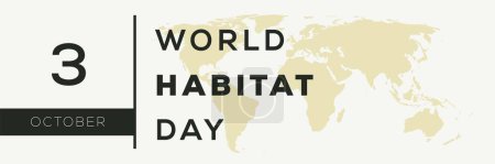  Journée mondiale de l'habitat, tenue en octobre.