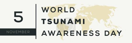 Welttag des Tsunami-Bewusstseins am 5. November.
