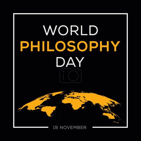 Journée mondiale de la philosophie, le 19 novembre.