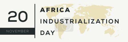 Tag der Industrialisierung Afrikas am 20. November.