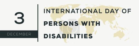 Día Internacional de las Personas con Discapacidad, celebrado el 3 de diciembre.