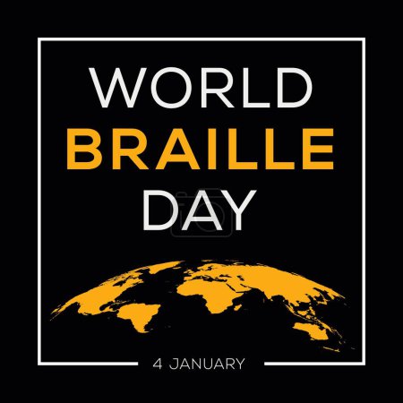 Día Mundial del Braille, celebrado el 1 de enero.