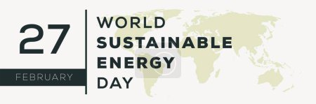 Welttag der nachhaltigen Energie am 27. Februar.