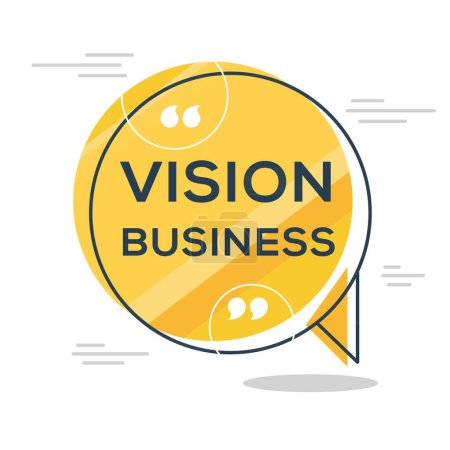 (Vision business) Creative Sign design ,vector illustration.