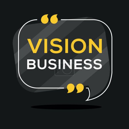 (Vision business) Creative Sign design ,vector illustration.