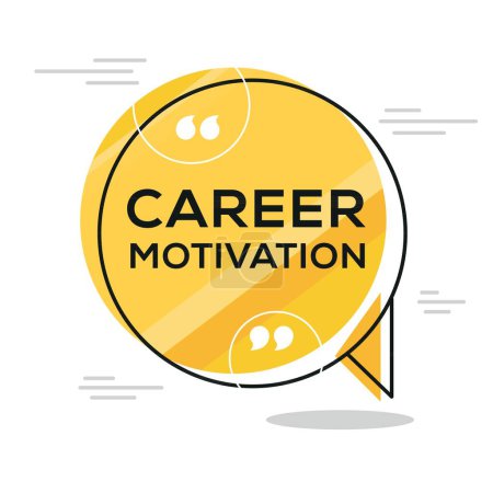 (Career motivation) Creative Sign design, vector illustration.