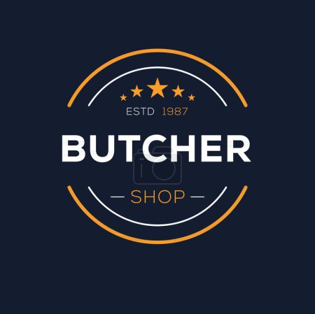 (Butcher) shop design, vector illustration.