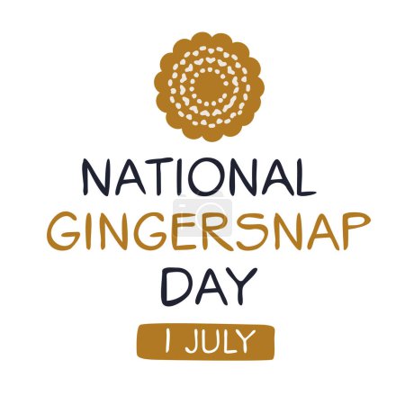 Día Nacional de Gingersnap, celebrado el 1 de julio.