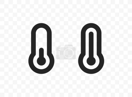 Illustration for Thermometer linear vector design - Royalty Free Image