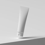 3d rendering, packaging template for cream or cosmetics