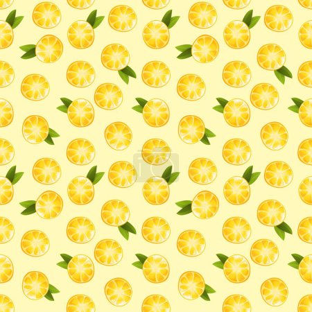 Téléchargez les photos : Motif sans couture avec citron à partir de textile - en image libre de droit