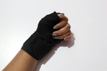 Photo for Female hand in the boxing bandages - Royalty Free Image