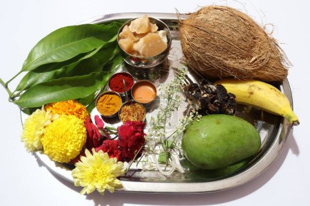 Téléchargez les photos : Ugadi telugu nouvel an andhrula pachadi - en image libre de droit