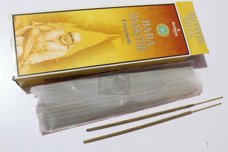 Photo for Asian aroma sticks with original box - Royalty Free Image
