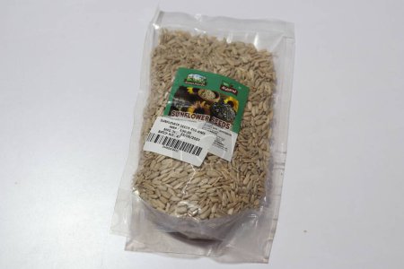 Téléchargez les photos : Vue des graines de tournesol pelées - en image libre de droit